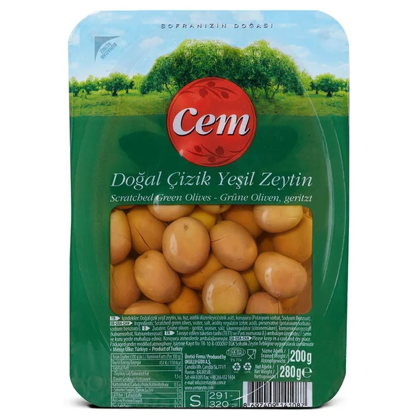 CEM VAKUMLU YEŞİL ZEYTİN 291-320