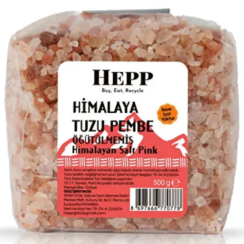 HEPP HİMALAYA TUZU PEMBE ÖĞÜTMELİK