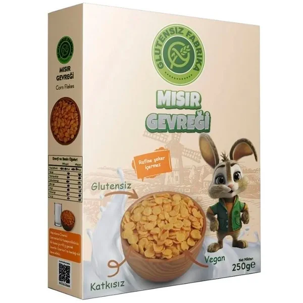 GLUTENSİZ FABRİKA MISIR GEVREĞİ