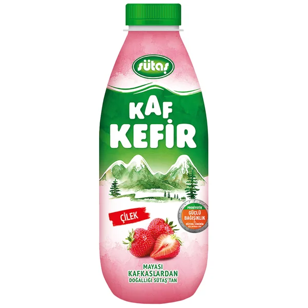 SÜTAŞ KAF KEFİR ÇİLEK 1 L